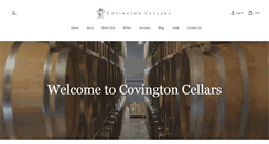 Desktop Screenshot of covingtoncellars.com